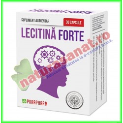 Lecitina Forte 30 capsule - Parapharm - www.naturasanat.ro