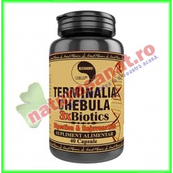 Terminalia Chebula 3xBiotics 40 capsule - Medica Farmimpex - www.naturasanat.ro