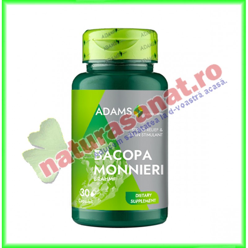 Bacopa Monnieri 350 mg 30 capsule - Adams Vision - www.naturasanat.ro
