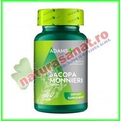 Bacopa Monnieri 350 mg 90 capsule - Adams Vision - www.naturasanat.ro