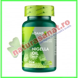 Nigella Oil (Chimen Negru) 500 mg 90 capsule - Adams Vision - www.naturasanat.ro