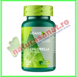 Chlorella 300 mg 90 capsule - Adams Vision - www.naturasanat.ro