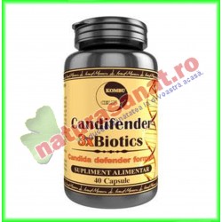 Candifender 3xBiotics Kombu Cell 40 capsule - Medica Farmimpex - www.naturasanat.ro