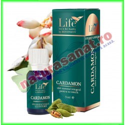 Cardamon Ulei Esential Integral 5 ml - Bionovativ - www.naturasanat.ro