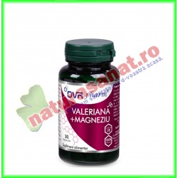 Valeriana + Magneziu 30 capsule - DVR Pharm - www.naturasanat.ro