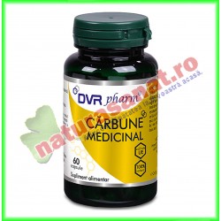 Carbune Medicinal 60 capsule - DVR Pharm - www.naturasanat.ro