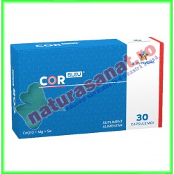 CorBleu 30 capsule moi - Bleu Pharma - www.naturasanat.ro