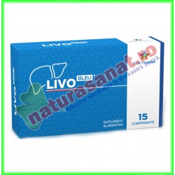 Livo Bleu 15 comprimate - Bleu Pharma - www.naturasanat.ro